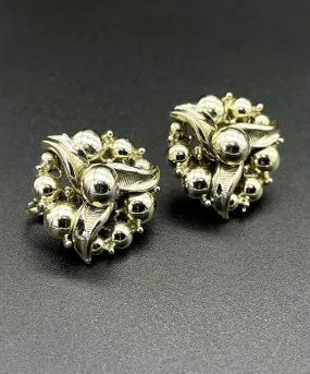 【USA輸入】ヴィンテージ CORO アブストラクト イヤリング/Vintage CORO Abstract Clip On Earrings　